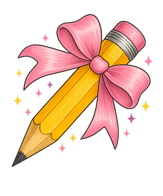 PINK BOW PENCIL
