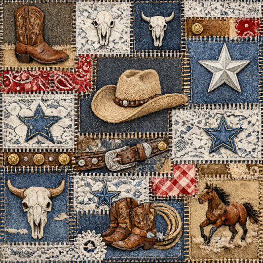 WESTERN DENIM PATCHWORK 1