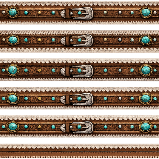 WESTERN LEATHER BELTS 2
