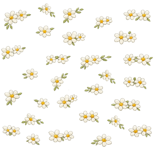 DENIM PATCH DAISIES