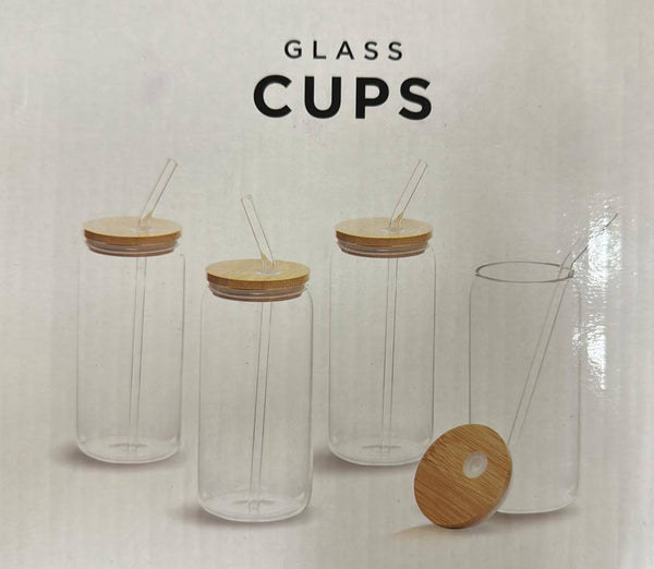 Set of 4 20oz Glass Cups – Chaotic Chaos Designs