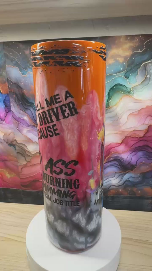 1856 ~ 30oz Skinny ~ mixed media