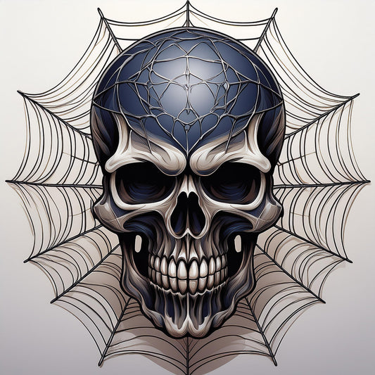 SKULL BLUE 1