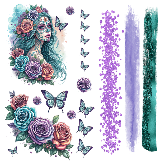 SUGAR SKULL ELEMENT SHEET 1